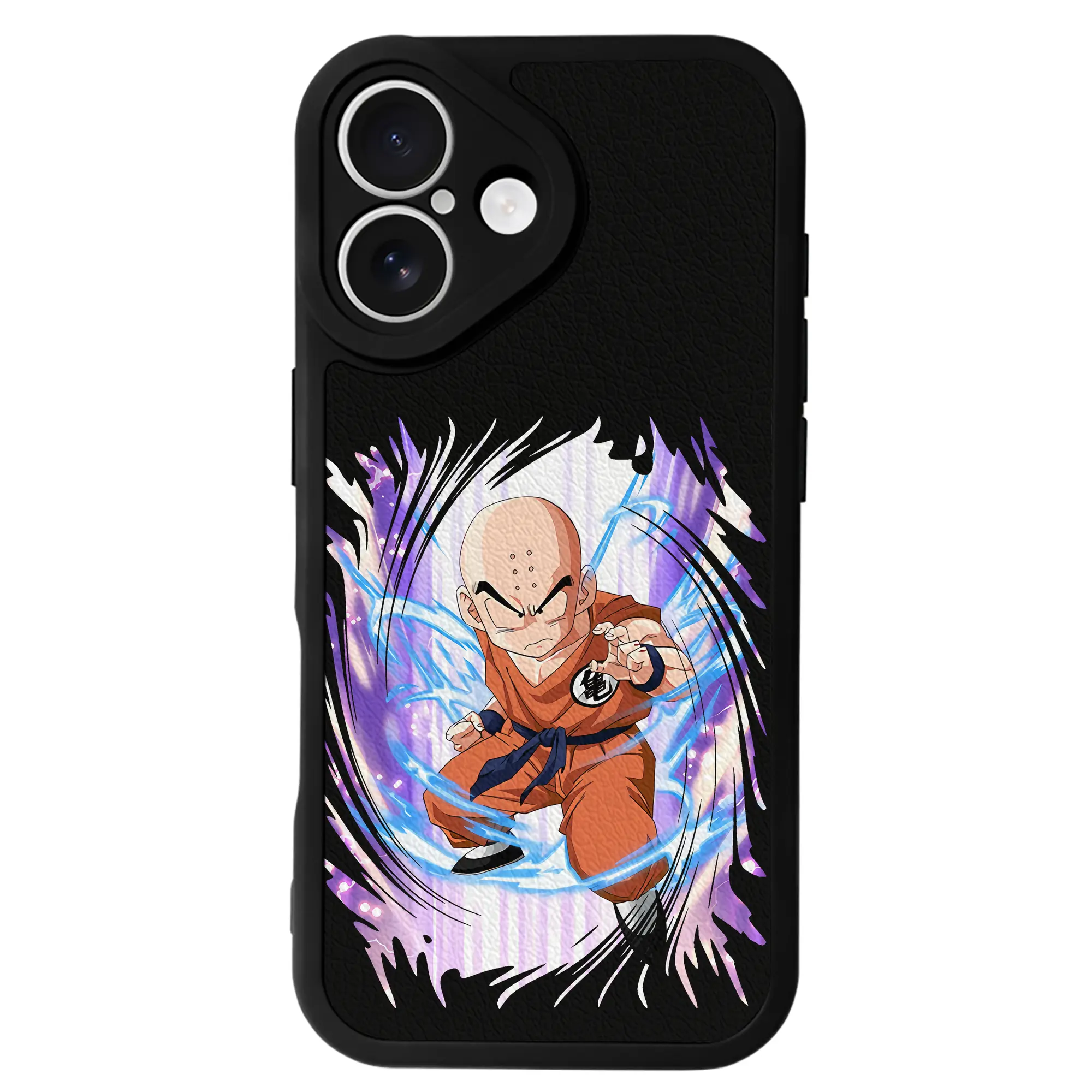 ドラゴンボール グッズクリリン - IPhone 16シリーズ対応 ・ シリコンスマホケース ・ レザー調 ・ 高精度フィット ・ 耐衝撃 ・ ワイヤレス充電対応 ・ 精密カット
